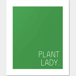 Green Plant Lady Posters and Art